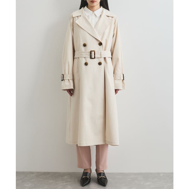 【定番人気】【撥水/UVケア】後ろタックトレンチコート スプリングコート | VIS  | 詳細画像31 