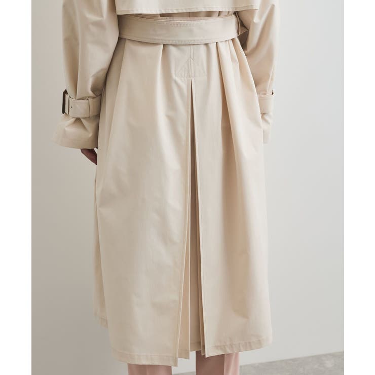 【定番人気】【撥水/UVケア】後ろタックトレンチコート スプリングコート | VIS  | 詳細画像39 