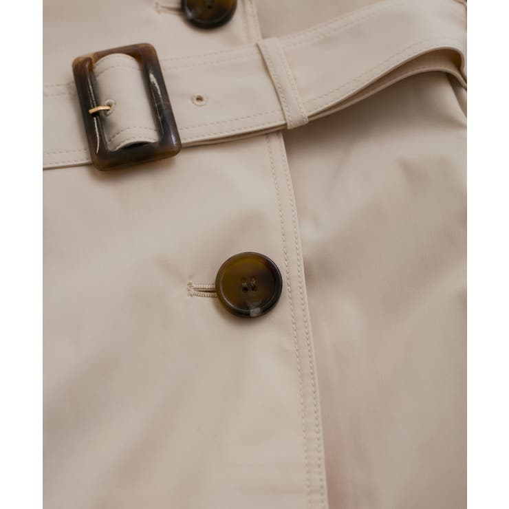 【定番人気】【撥水/UVケア】後ろタックトレンチコート スプリングコート | VIS  | 詳細画像41 