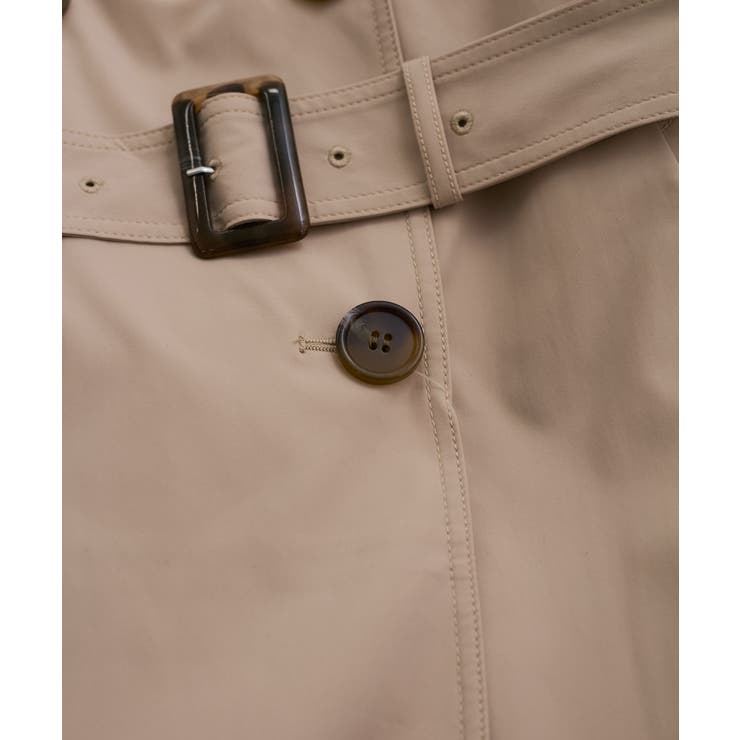 【定番人気】【撥水/UVケア】後ろタックトレンチコート スプリングコート | VIS  | 詳細画像42 