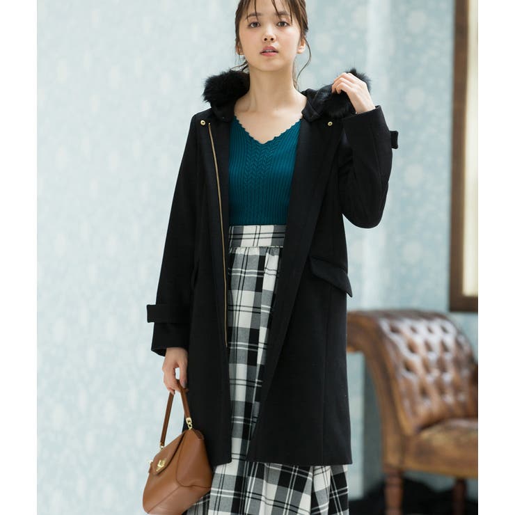 蓄熱 静電気防止加工 Wool100 マルチwayノーカラーコート 品番 Visw0002037 Vis ビス のレディースファッション通販 Shoplist ショップリスト