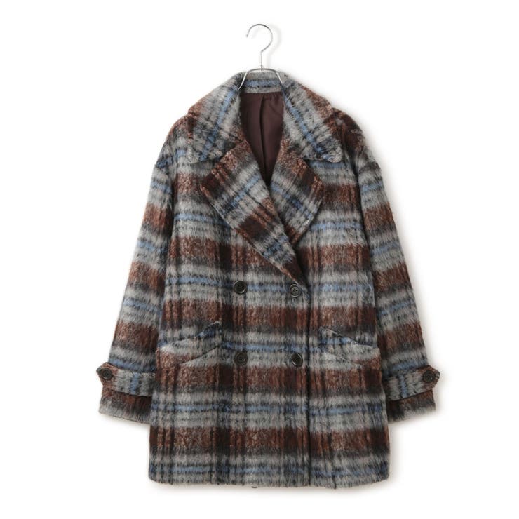 VIS シャギーミディ丈Pコート VIS｜シャギーミディ丈Pコート | Rakuten Fashion(楽天