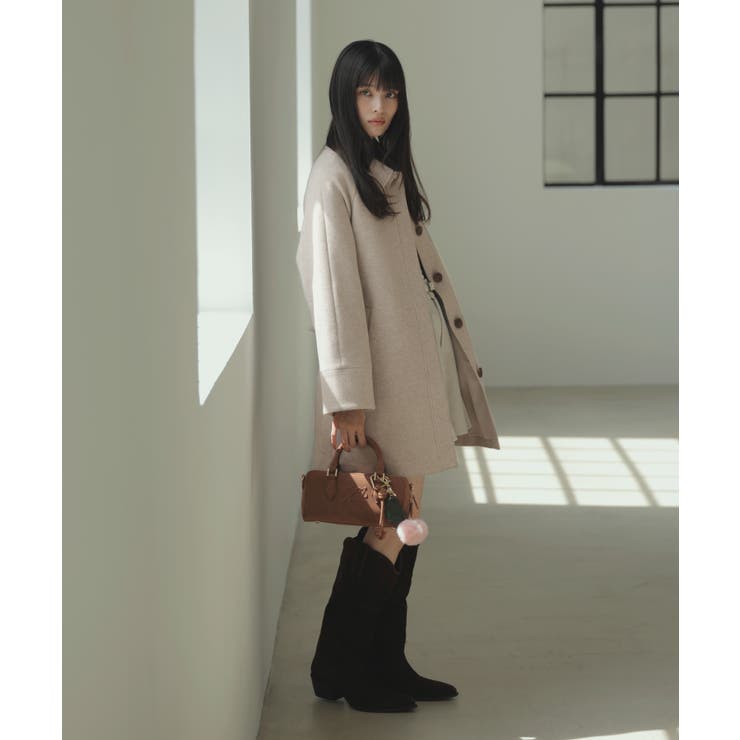 【アウター総選挙2位】フレアーチェスターコート | VIS  | 詳細画像3 