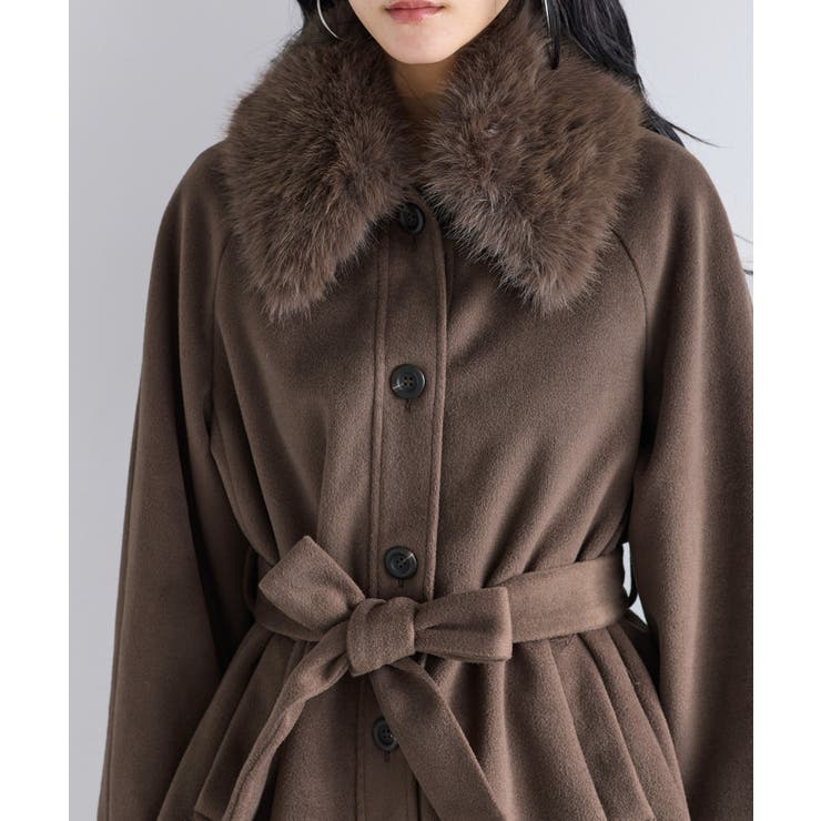 ファー付きAラインステンコート | VIS  | 詳細画像21 