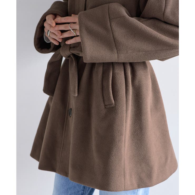 ファー付きAラインステンコート | VIS  | 詳細画像24 