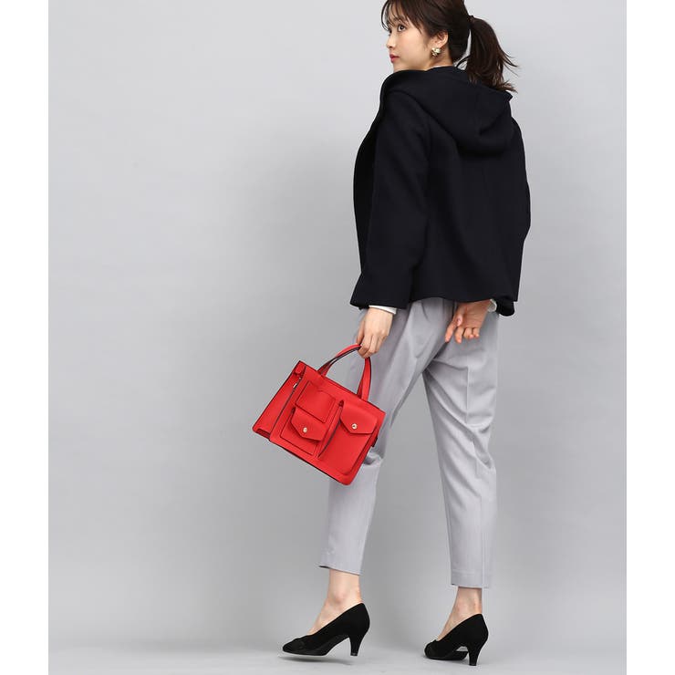 【WEB限定】二重織メルトンショートフードコート | VIS  | 詳細画像12 