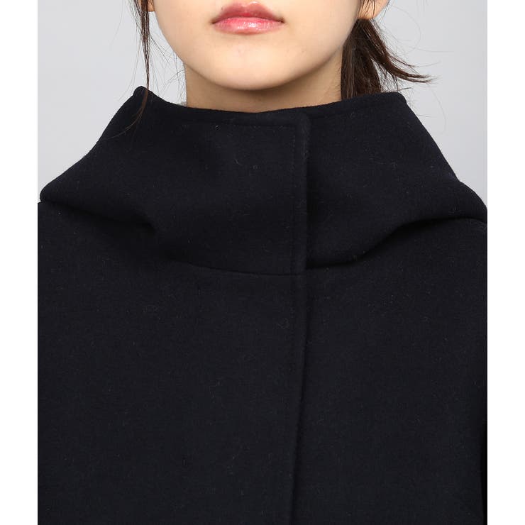 【WEB限定】二重織メルトンショートフードコート | VIS  | 詳細画像4 