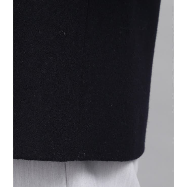【WEB限定】二重織メルトンショートフードコート | VIS  | 詳細画像6 