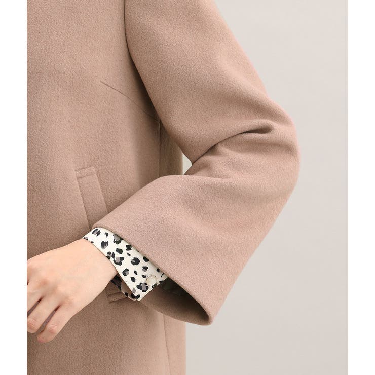 WEB限定】二重織りメルトンショートフードコート[品番：VISW0004800