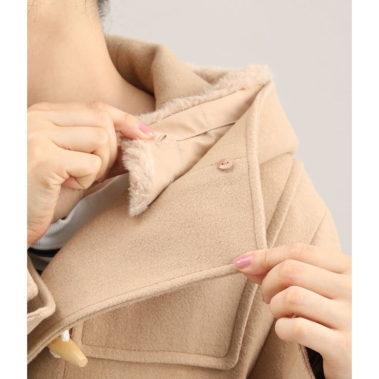 WEB限定】二重織りメルトンダッフルコート[品番：VISW0004801]｜VIS