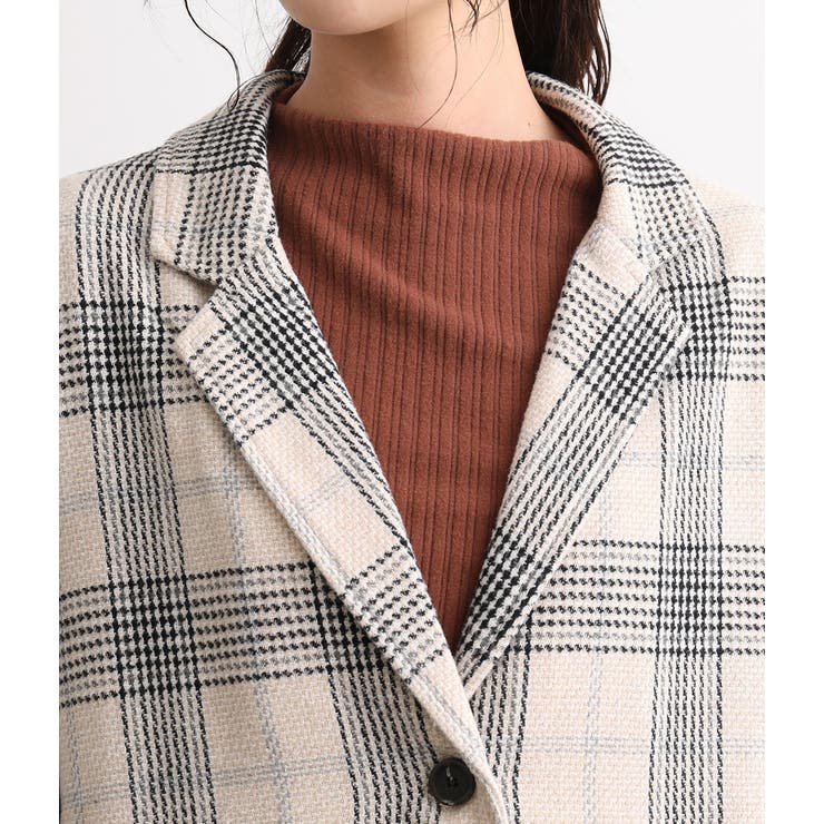 WEB限定】チェックロングコート[品番：VISW0005768]｜VIS （ビス ）の