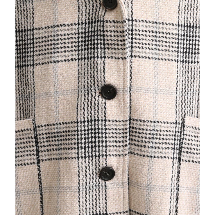 WEB限定】チェックロングコート[品番：VISW0005768]｜VIS （ビス ）の