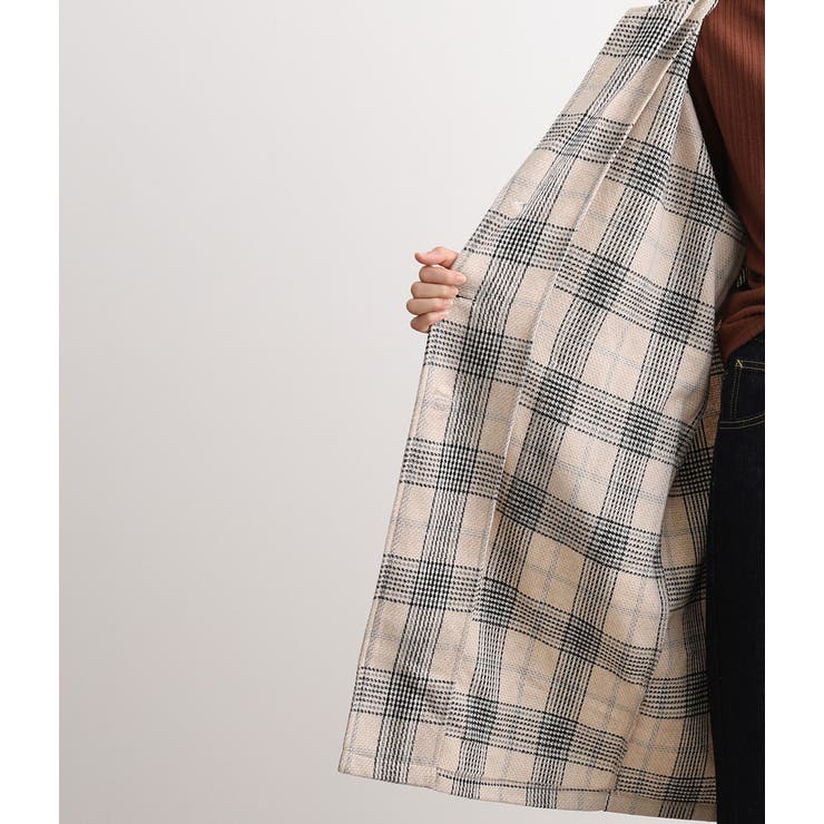 WEB限定】チェックロングコート[品番：VISW0005768]｜VIS （ビス ）の