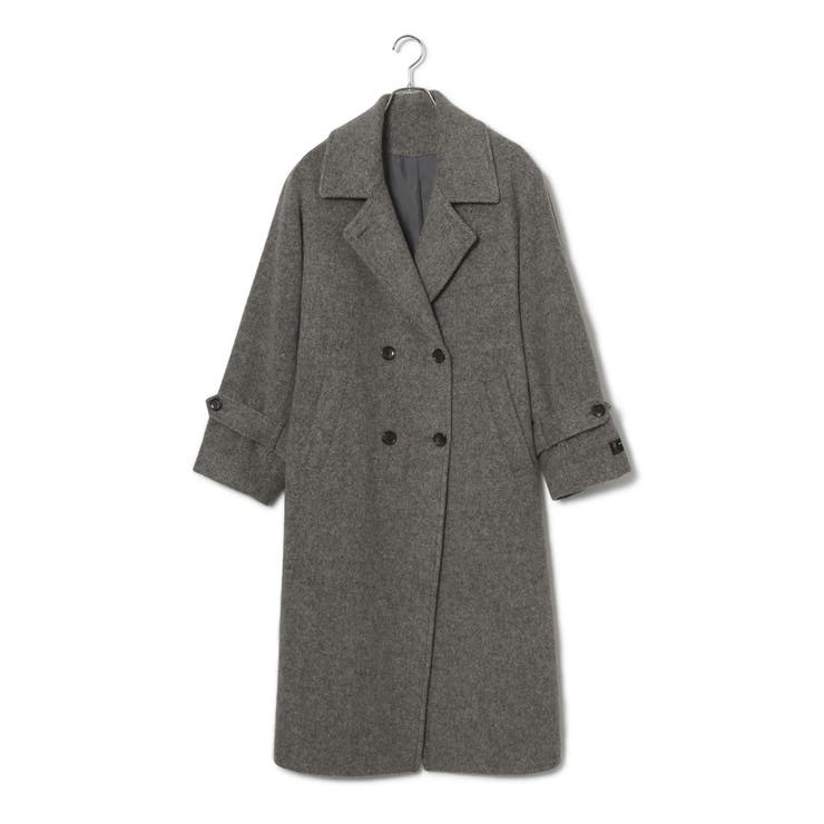 JAPAN FABRIC】尾州毛混シャギーロングコート【選べる着丈】【静電気防