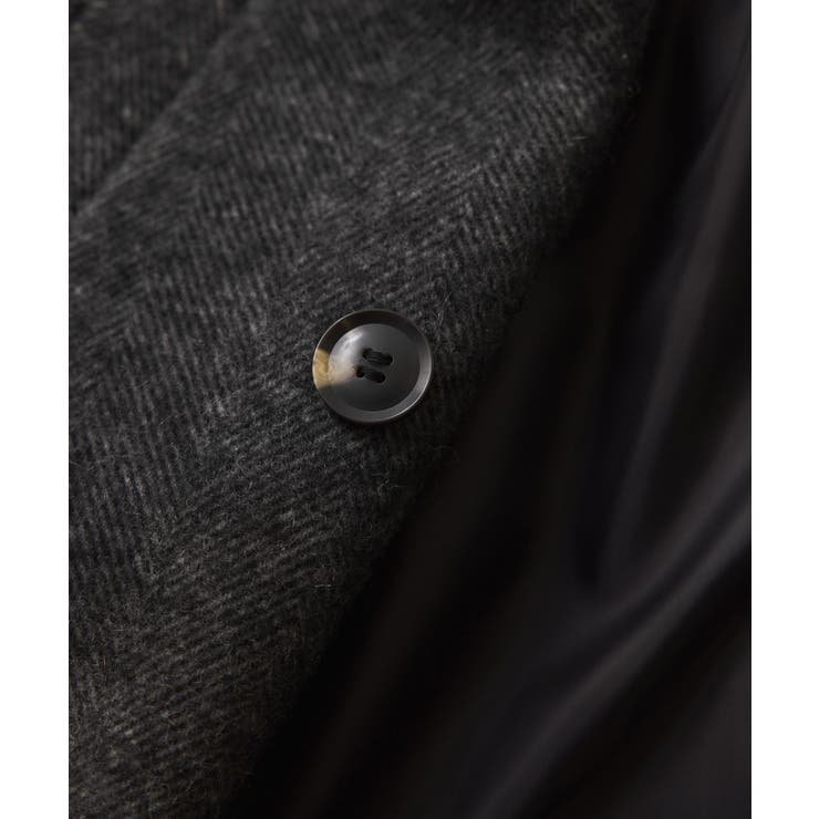 尾州シャギースタンドカラーロングコート/静電気防止・WEB限定PS・TMサイズ | VIS  | 詳細画像45 