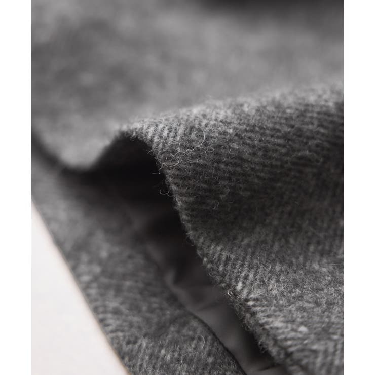 尾州シャギースタンドカラーロングコート/静電気防止・WEB限定PS・TMサイズ | VIS  | 詳細画像46 