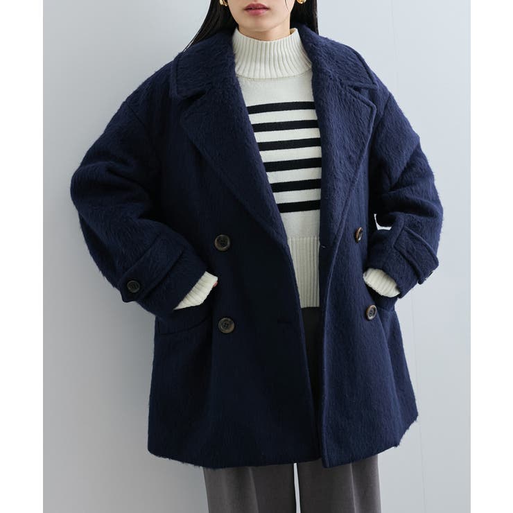 【WEB限定】シャギーミディ丈Pコート | VIS  | 詳細画像10 