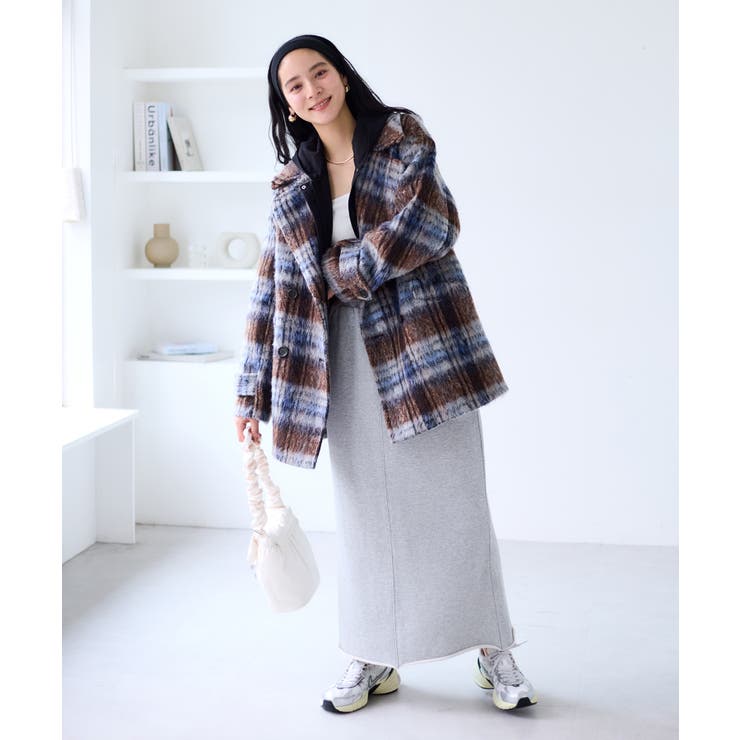 【WEB限定】シャギーミディ丈Pコート | VIS  | 詳細画像2 