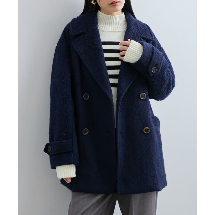 【WEB限定】シャギーミディ丈Pコート | VIS  | 詳細画像24 