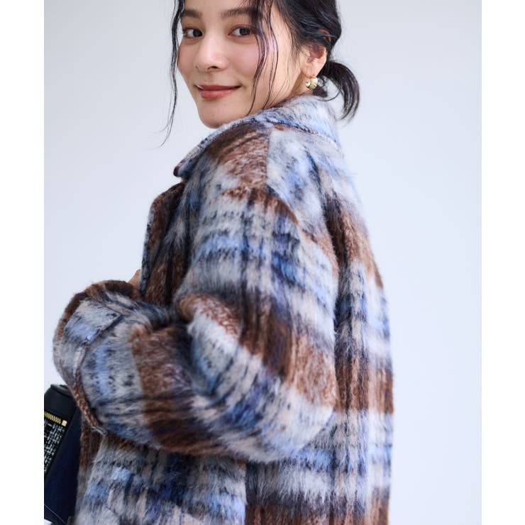 【WEB限定】シャギーミディ丈Pコート | VIS  | 詳細画像8 