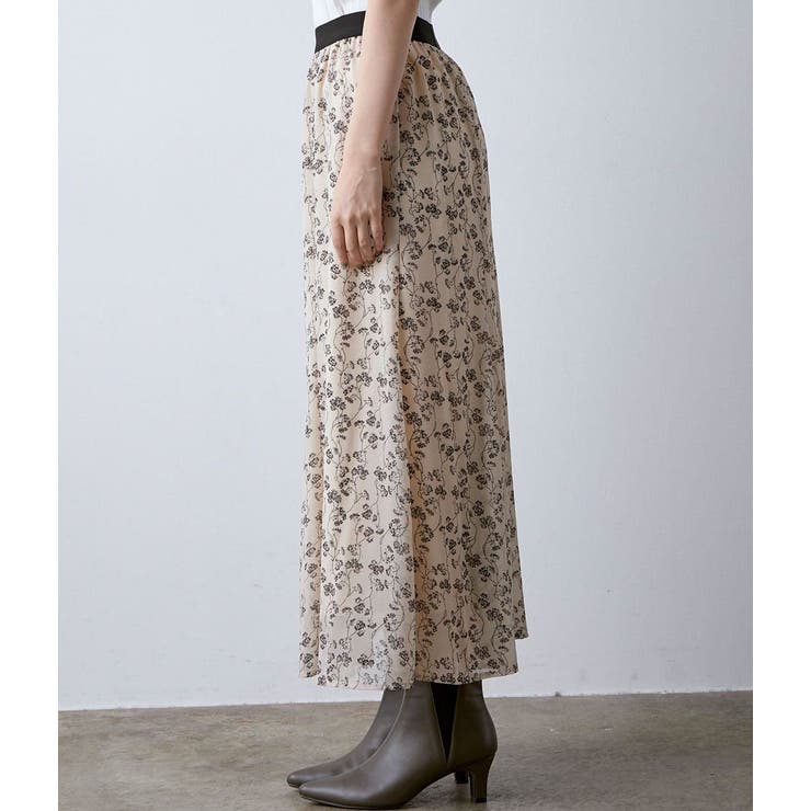 花柄スカート 片畦チュニックニット 品番 Visw Vis ビス のレディースファッション通販 Shoplist ショップリスト