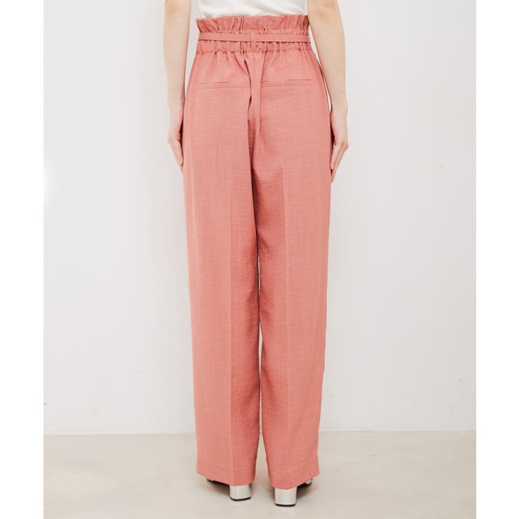 【接触冷感 洗える】美easy Dカンベルト付きワイドパンツ【セットアップ対応】 | VIS  | 詳細画像28 