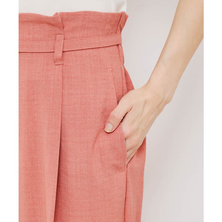 【接触冷感 洗える】美easy Dカンベルト付きワイドパンツ【セットアップ対応】 | VIS  | 詳細画像30 