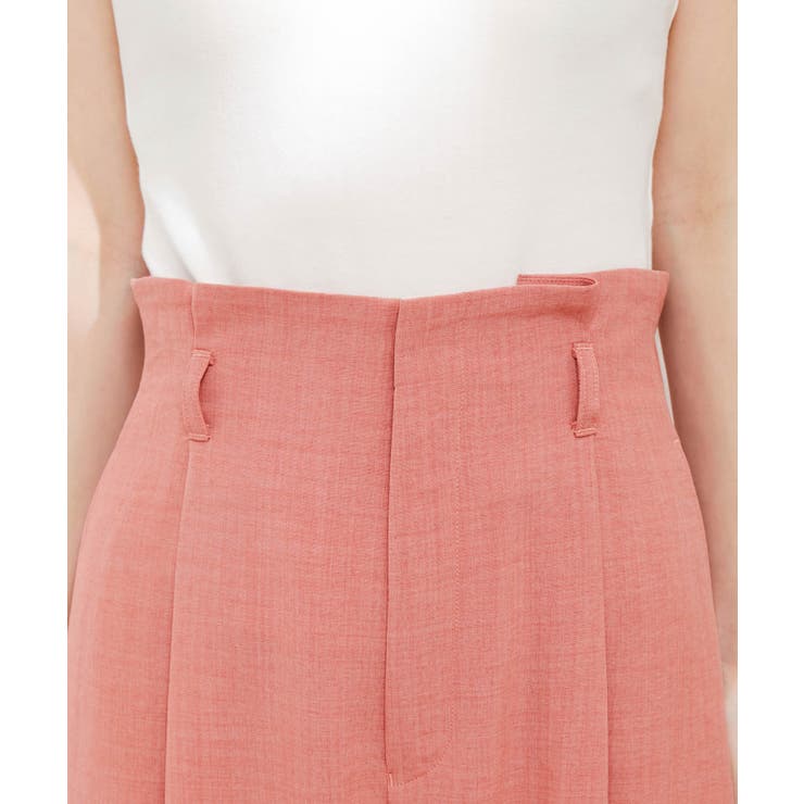 【接触冷感 洗える】美easy Dカンベルト付きワイドパンツ【セットアップ対応】 | VIS  | 詳細画像32 