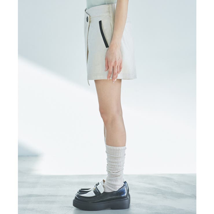 【STAYC/SUMIN着用】箔プリントミニスカパン | VIS  | 詳細画像11 