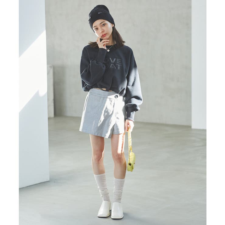 【STAYC/SUMIN着用】箔プリントミニスカパン | VIS  | 詳細画像4 