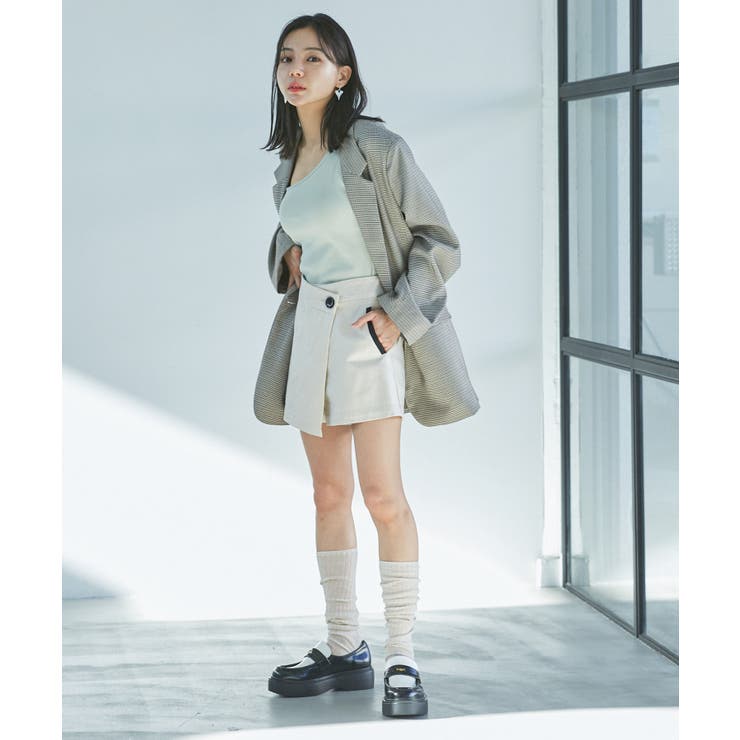 【STAYC/SUMIN着用】箔プリントミニスカパン | VIS  | 詳細画像9 