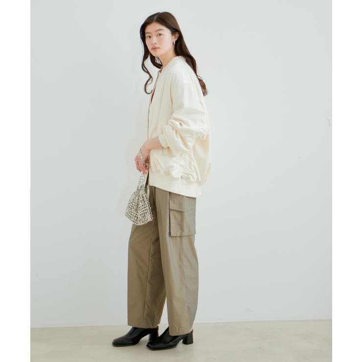 【セットアップ対応】タックギャザーワイドカーゴパンツ | VIS  | 詳細画像15 