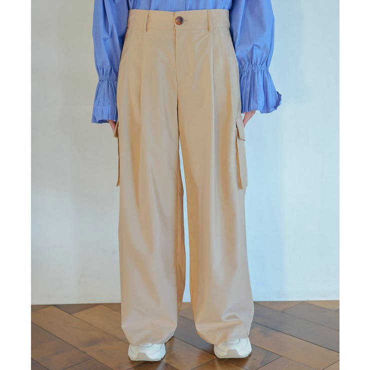 【セットアップ対応】タックギャザーワイドカーゴパンツ | VIS  | 詳細画像16 