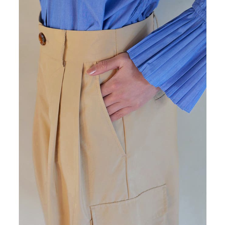【セットアップ対応】タックギャザーワイドカーゴパンツ | VIS  | 詳細画像21 