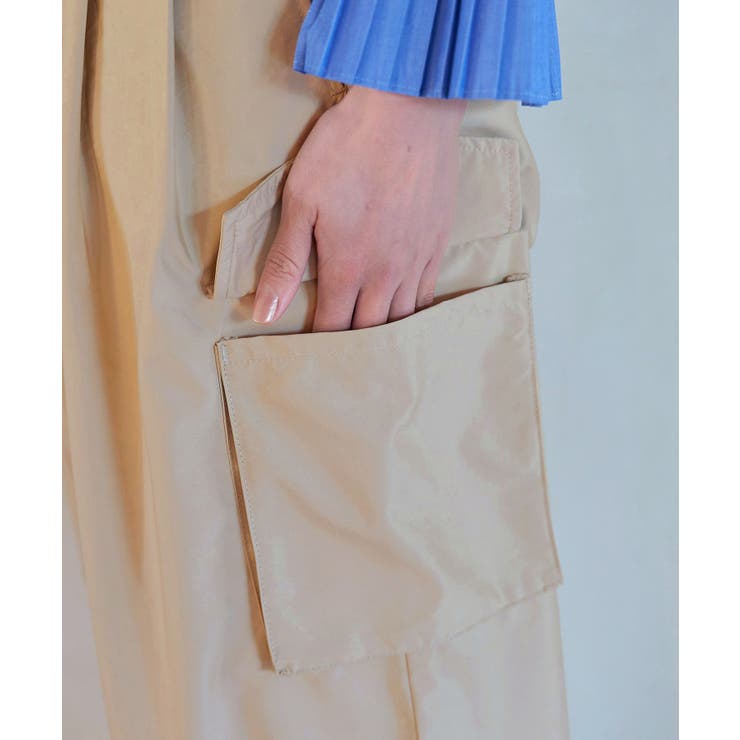 【セットアップ対応】タックギャザーワイドカーゴパンツ | VIS  | 詳細画像22 