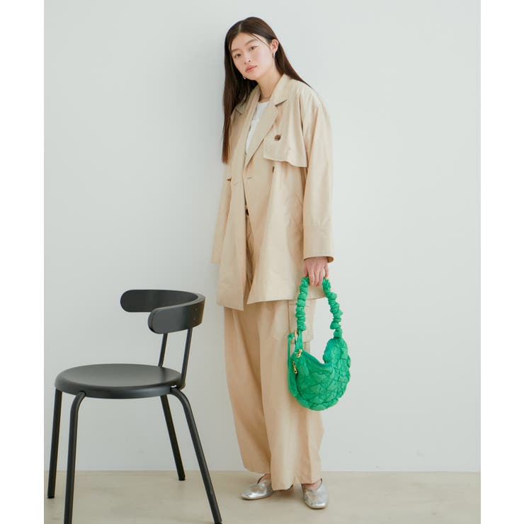 【セットアップ対応】タックギャザーワイドカーゴパンツ | VIS  | 詳細画像3 