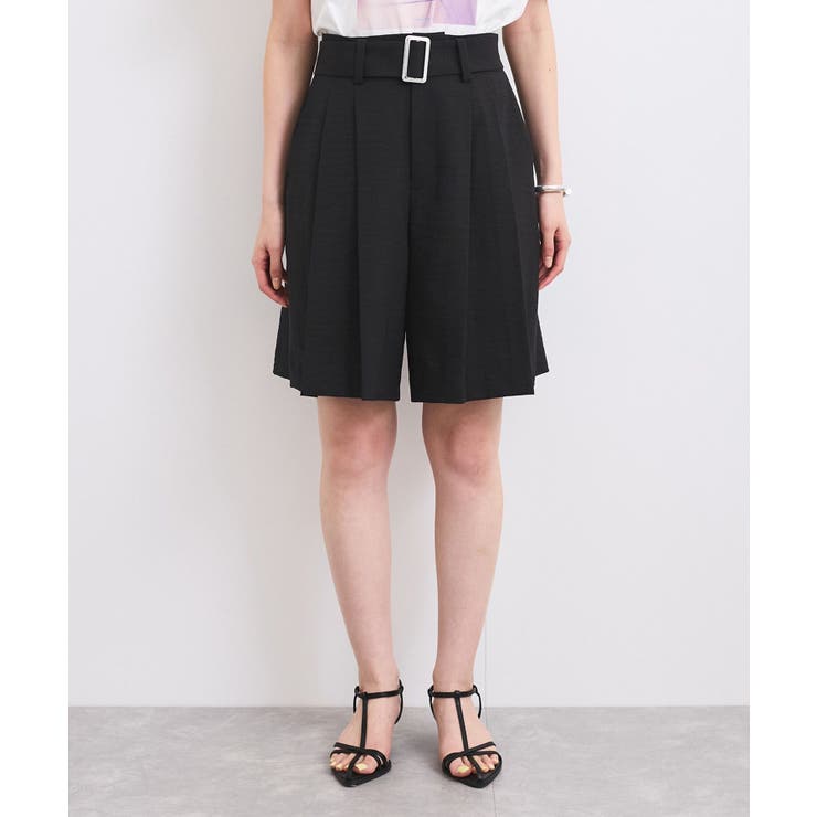 【セットアップ対応】ベルト付きバミューダパンツ | VIS  | 詳細画像10 