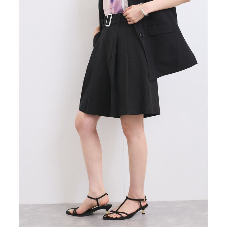 【セットアップ対応】ベルト付きバミューダパンツ | VIS  | 詳細画像8 