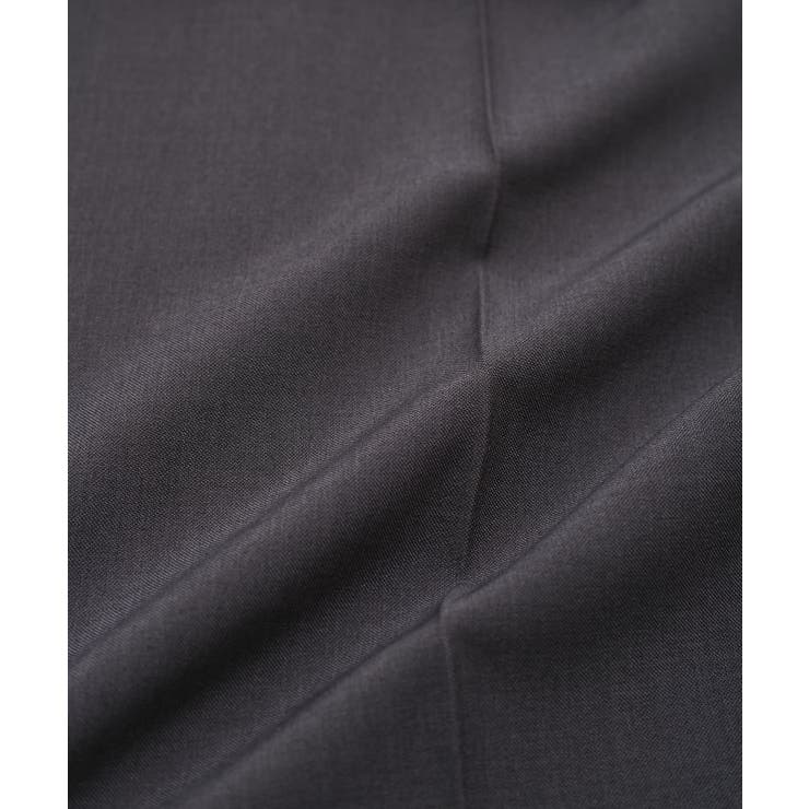 【新色追加】【防シワ/接触冷感】ベルトディテールタックワイドスラックスパンツ | VIS  | 詳細画像34 