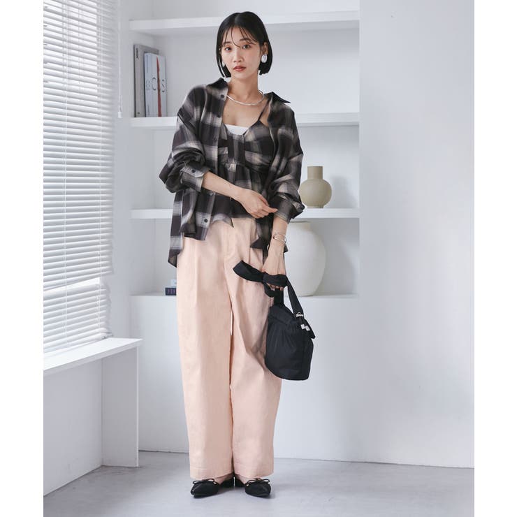 バレルシルエットコットンパンツ | VIS  | 詳細画像2 