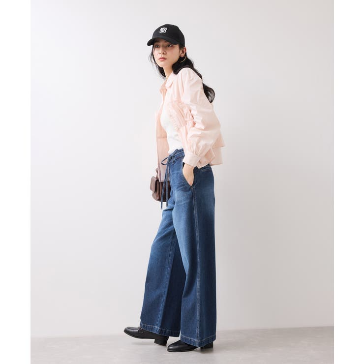 ベルト付きワイドシルエットデニムパンツ | VIS  | 詳細画像15 