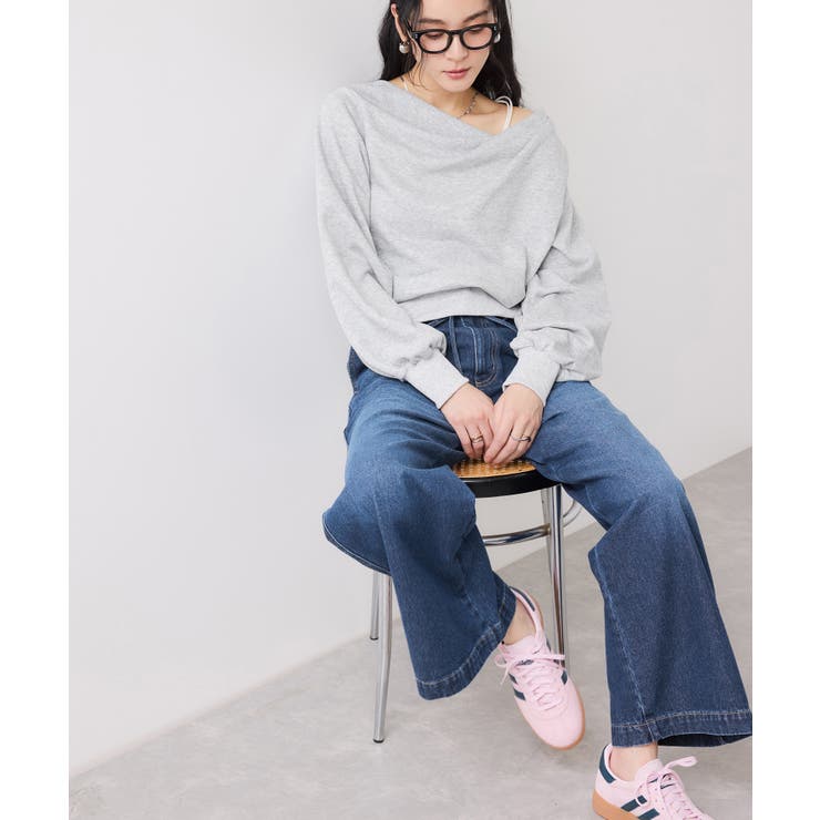 ベルト付きワイドシルエットデニムパンツ | VIS  | 詳細画像18 