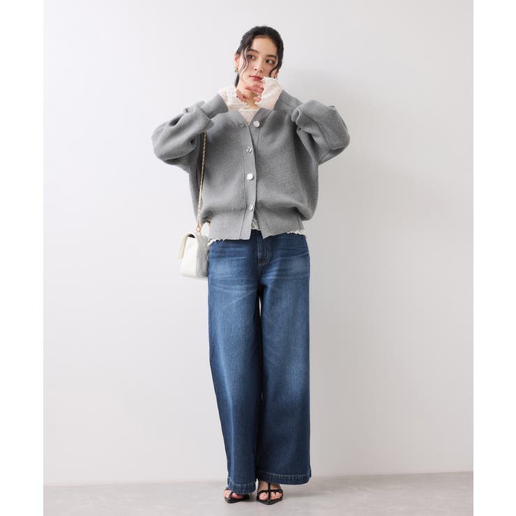 ベルト付きワイドシルエットデニムパンツ | VIS  | 詳細画像19 