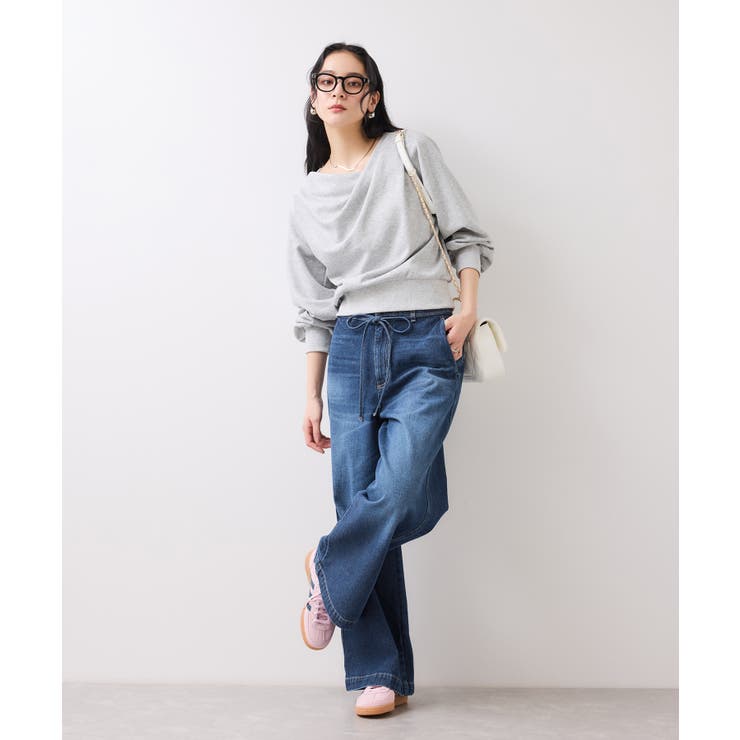 ベルト付きワイドシルエットデニムパンツ | VIS  | 詳細画像20 