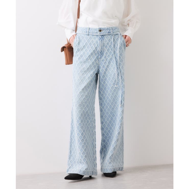 ベルト付きワイドシルエットデニムパンツ | VIS  | 詳細画像25 