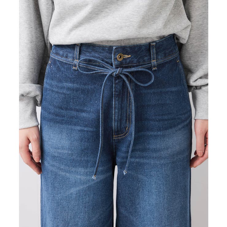 ベルト付きワイドシルエットデニムパンツ | VIS  | 詳細画像31 