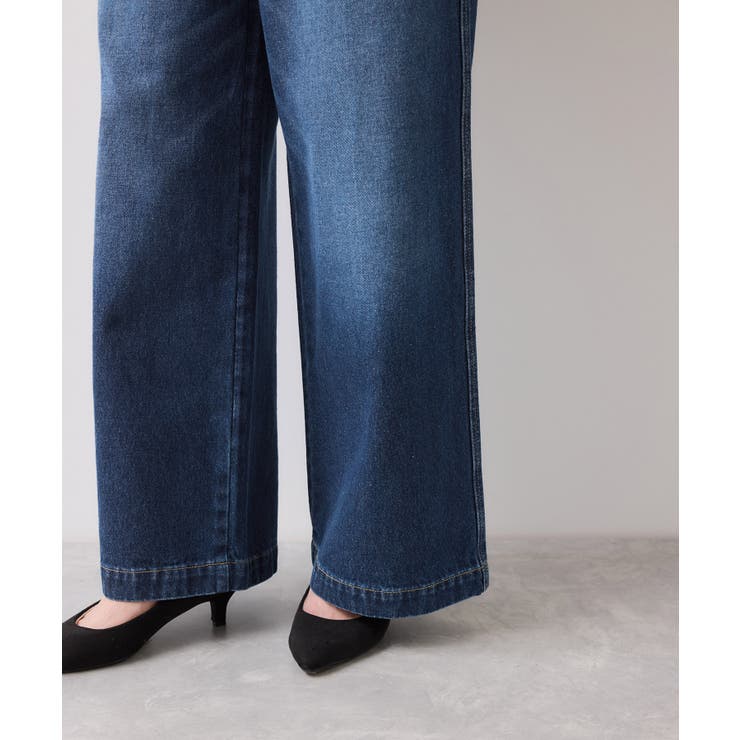 ベルト付きワイドシルエットデニムパンツ | VIS  | 詳細画像33 