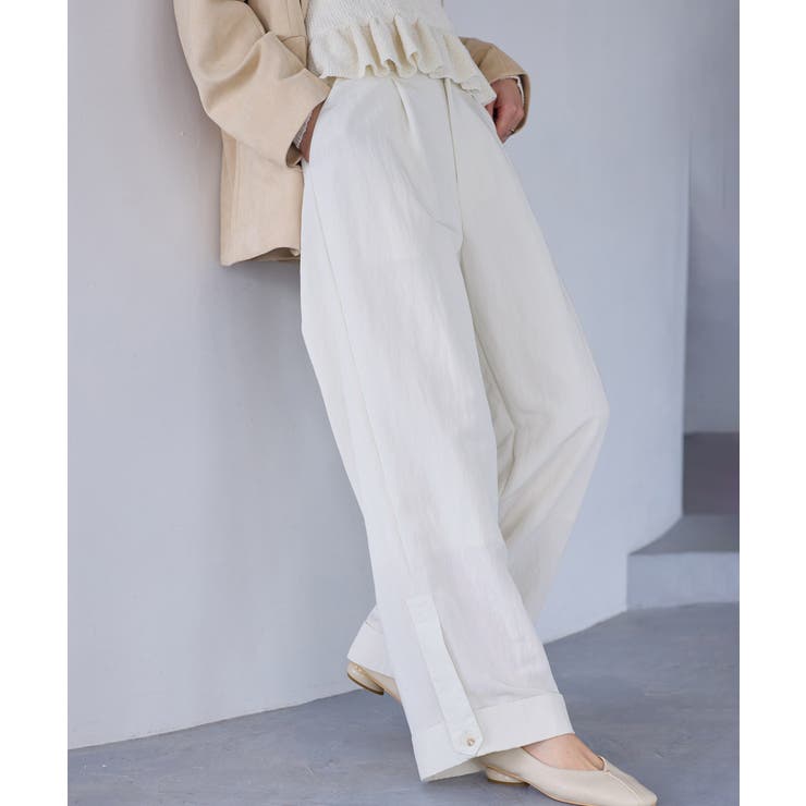 エアタンロールアップパンツ/イージーケア・防シワ | VIS  | 詳細画像1 