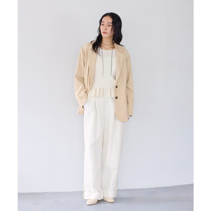 エアタンロールアップパンツ/イージーケア・防シワ | VIS  | 詳細画像2 