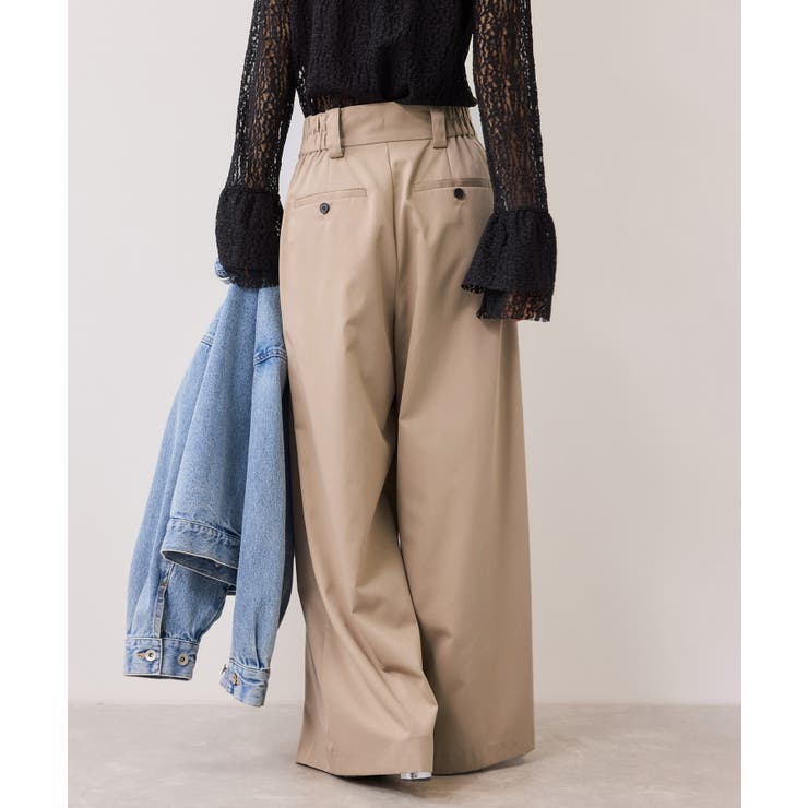 フロントタックデザインワイドパンツ | VIS  | 詳細画像20 